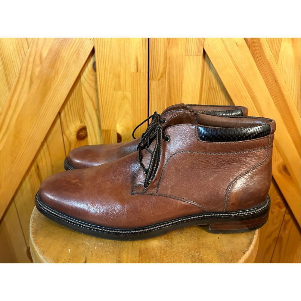 Johnson & Murphy J&M Est 1850 Men's Size 10M Brown Leather Chukka Boot